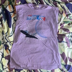 Vintage NASA Space Port USA muscle tank